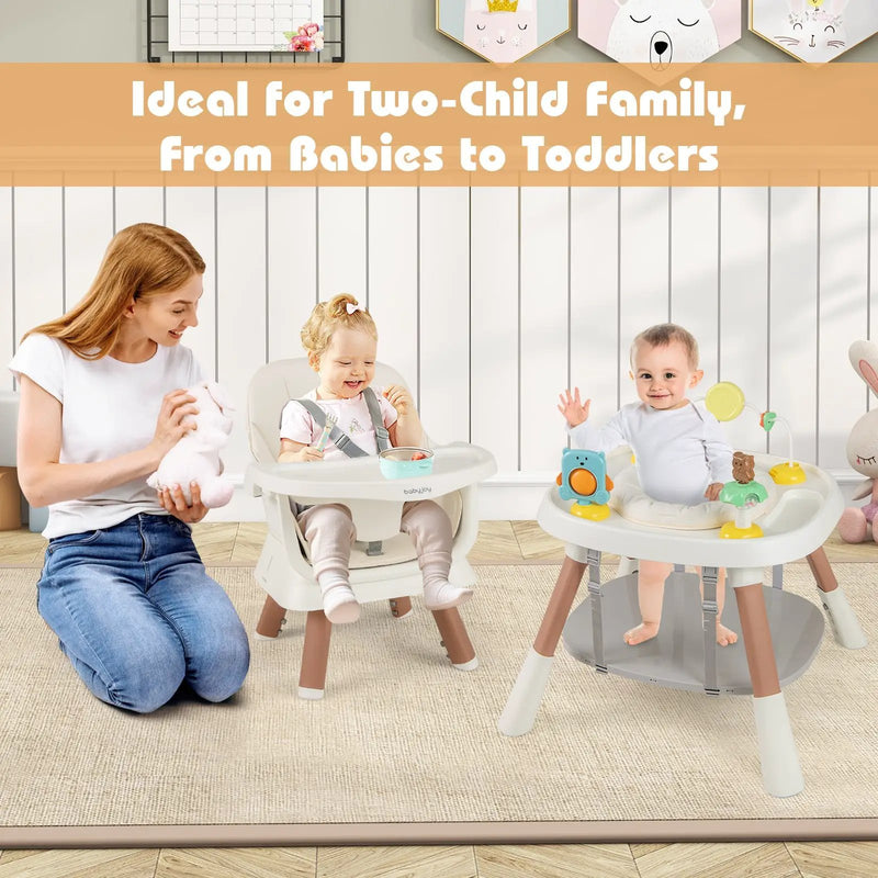 16-in-1 Baby High Chair with Activity Center and Booster Seat for Babies and Toddlers by DirectDeals