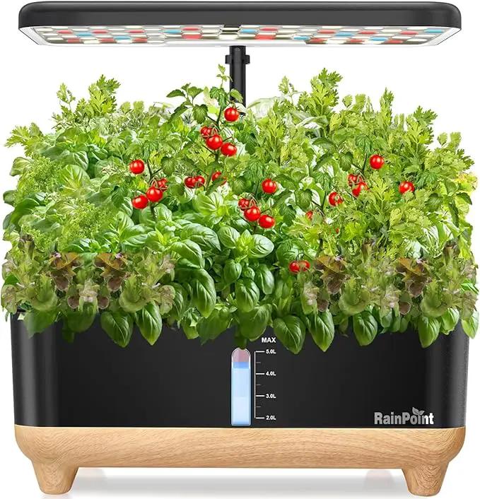 RAINPOINT Indoor Hydroponics Growing System,13 Pods Hydroponic Garden Planter, Vegetable Growing System Kit, Kitchen for Women, Hydro Garden Herb Grower by GreenHaven Gardens