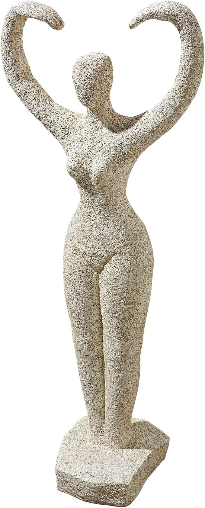 Design Toscano Neolithic Style Gaia Earth Mother Woman Indoor/Outdoor Garden Statue, 40 inches tall, Cast Stone Resin, Rough Stone Finish by GreenHaven Gardens