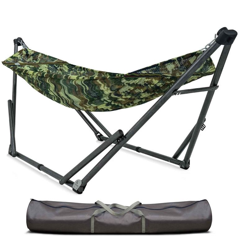 Tranquillo Uniki Collapsible Hammock Stand for Ultimate Relaxation by Megsu