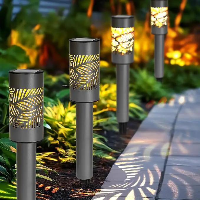 Dazzle Bright Solar Pathway Lights Outdoor, 12 Pack LED Warm White Waterproof Solar Powered Landscape Lights for Walkway Driveway Lawn Patio Yard Garden by GreenHaven Gardens