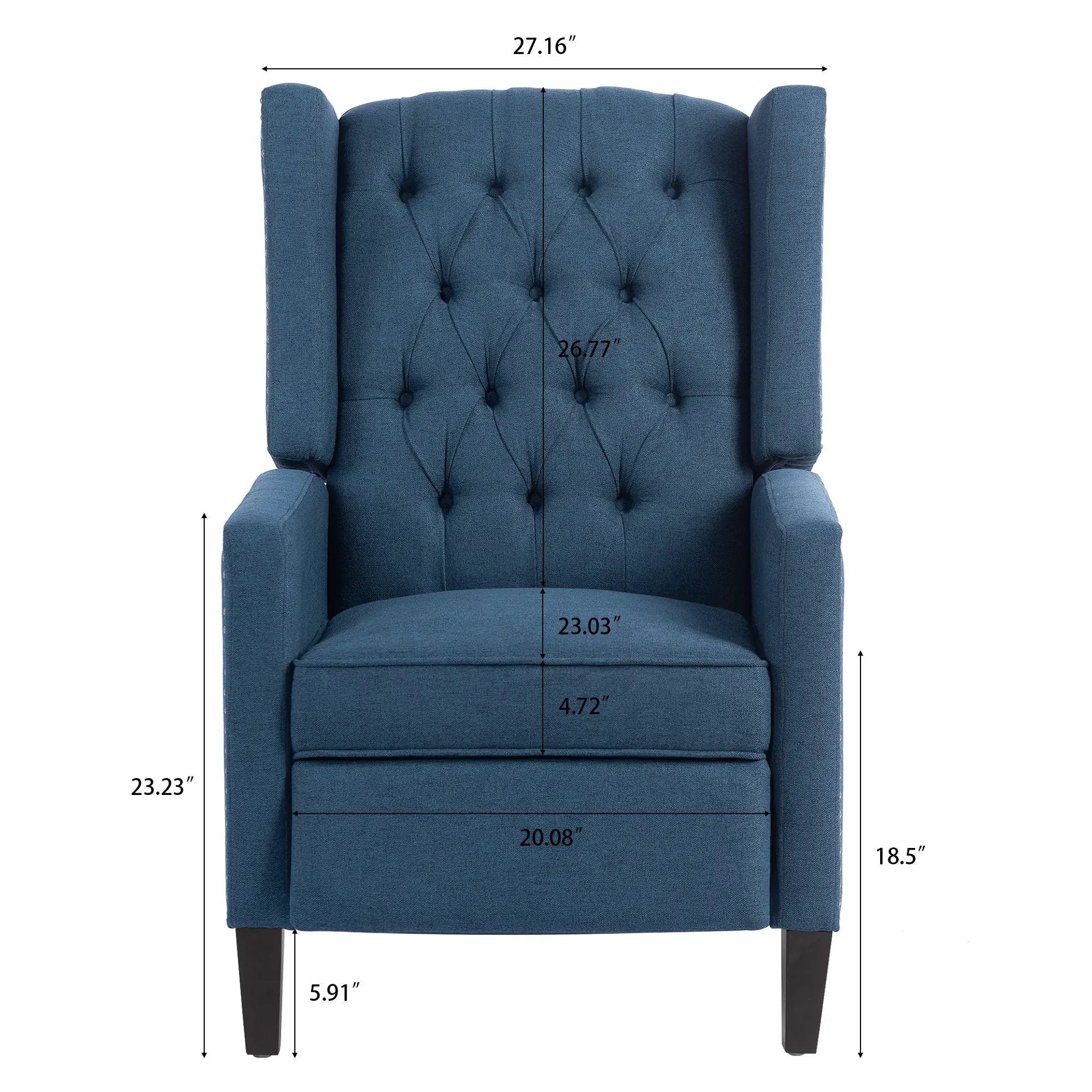 Manual Wing Chair Recliner by HouseOfZazla