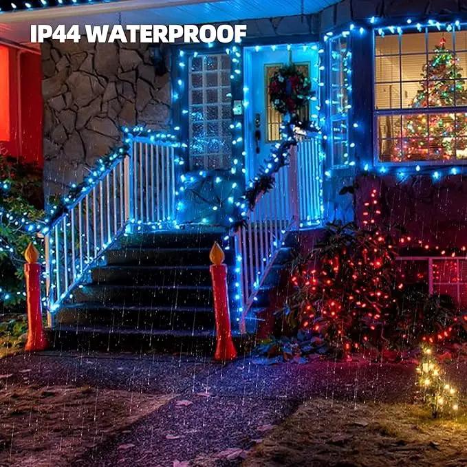 TW SHINE Red Christmas Lights, 20FT 100 Count Incandescent Christmas Mini Tree String Lights, Waterproof Christmas Decorations for Outdoor Indoor Xmas Patio Home Party Garden Yard Decor by GreenHaven Gardens