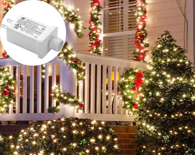Replacement Yard Inflatable Adapter Power Supply Adaptor - 12V 1.0A 1Pcs - Inflatable Plug Replacement Class 2 Power Supply - White - for Christmas Tree Light/Thanksgiving Yard Blow Up Decorations by GreenHaven Gardens