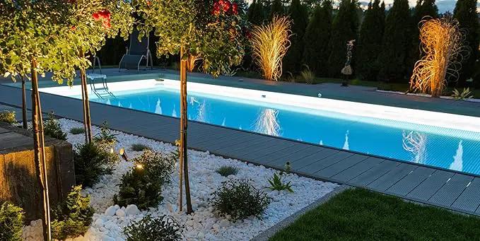 GKOLED Solid Brass Spotlight Low Voltage Landscape Lighting, LED Outdoor Lights for Garden Patio Yard, Directional Up and Down Light with 5W MR16 Bulb, 12V 2700K Warm White, 2 Pack by GreenHaven Gardens