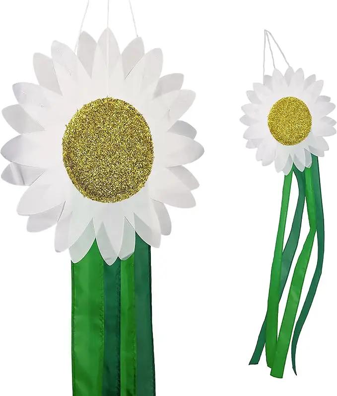 Madrona Brands Daisy Flower Windsock | Durable Outdoor Hanging Decoration | Yard, Garden, Patio, Home and More | 42-Inch by GreenHaven Gardens