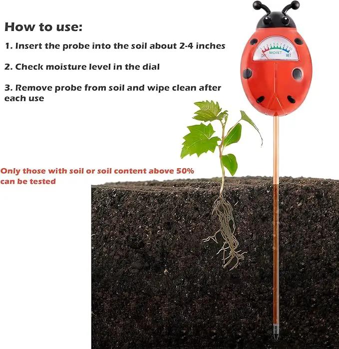 Tennedriv Green Soil Moisture Meter for House Plants, Plant Water Meter,Plant Moisture Meter for House Plants and Outdoor Plants, No Batteries Required by GreenHaven Gardens