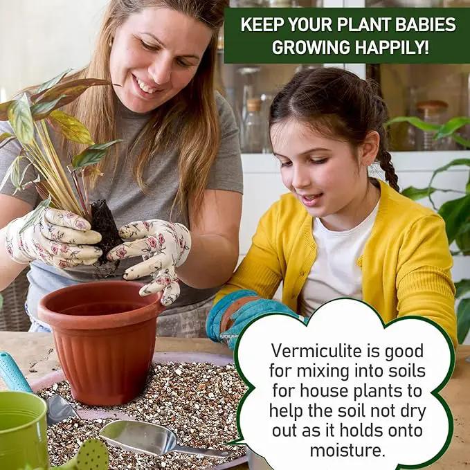30QT Horticultural Vermiculite Bulk, Organic Vermiculite for Plants, Course Grade Vermiculite for Gardening, for houseplants, for Mushrooms, to Maintain Soil Moisture and Plant Growth(2-4mm) by GreenHaven Gardens