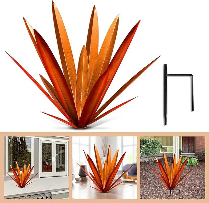Homight Metal Country Tequila Sculpture DIY Plant Home Decor Garden Ornament Indooutdoor Statuette Patio Lawn Stake Decoration Gift by GreenHaven Gardens