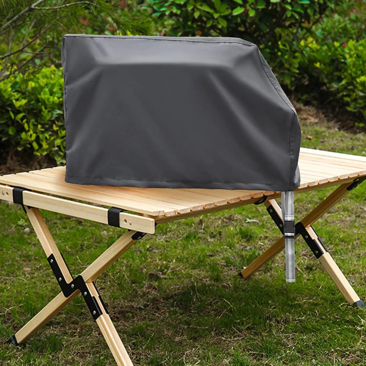 Grill Cover for Cuisinart CGG-403 3-in-1 Portable Pizza Oven - CGC-103 3-in-1 Pizza Oven Grill Cover - Heavy Duty Waterproof 600D Oxford Fabric by GreenHaven Gardens