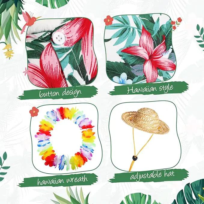 Goose Outfit Lawn Goose Porch Clothing Outfits for Yard Summer Luau 23'' Lawn Outdoor Decoration(Hawaiian Style) by GreenHaven Gardens