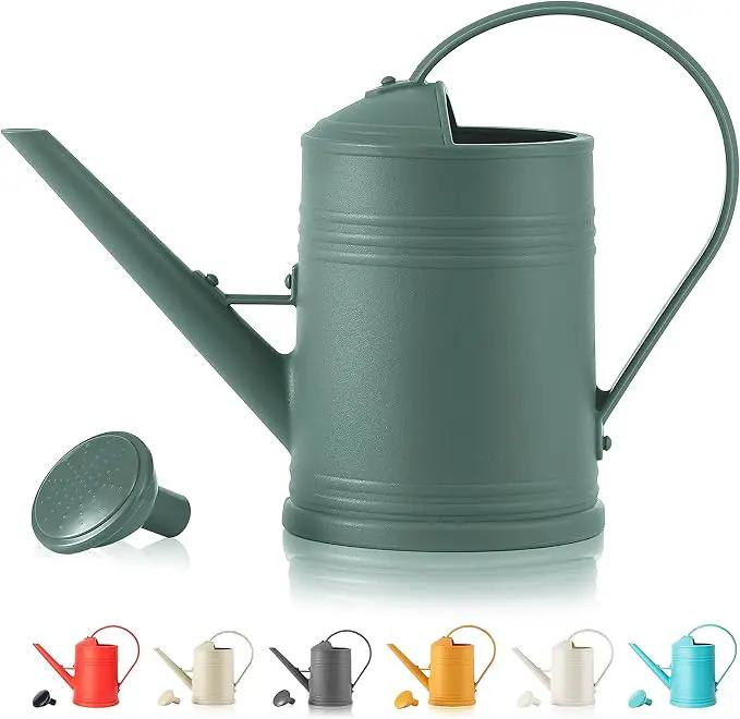 Plastic Indoor Watering Can with Sprinkler Head - 68 oz, 1/2 Gallon by GreenHaven Gardens
