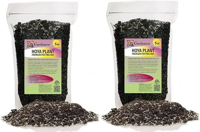 Hoya Plant Premium Potting Mix - 10 Quart - Optimal Balance for Thriving Hoyas: Air, Moisture, and Nutrient Retention by GreenHaven Gardens