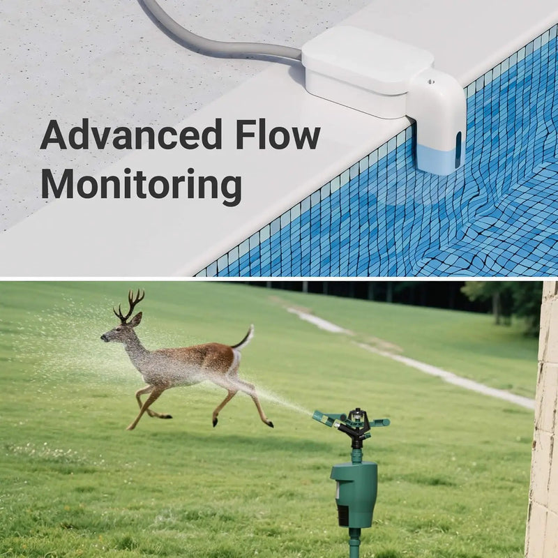 LinkTap T1 Smart Water Timer (Requires Gateway), 2-Outlet Sprinkler Timer, Ideal for Drip Irrigation, Weather Adaptive, Advanced Flow Monitoring, Better Range Than WiFi, IP66, Alexa by GreenHaven Gardens