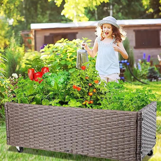 WONDER GARDEN Raised Garden Bed-Planter Box - Elevated Raised Garden Beds Outdoor with Legs for Vegetables Flower Herb Backyard Patio by GreenHaven Gardens
