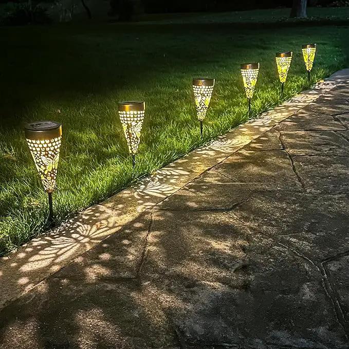 6-Pack Butterfly Outdoor Decor Solar Pathway Lights, Metal Landscape Lighting for Garden, Lawn, Yard, Patio, Backyard, Pathway, Walkway – gifts for Mother, Women, Men, Grandmother, Grandfather by GreenHaven Gardens