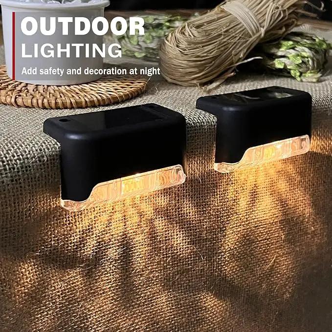 20-Pack LED Outdoor Solar Lights for Deck Fence Step Patio Lighting Waterproof Warm White by GreenHaven Gardens