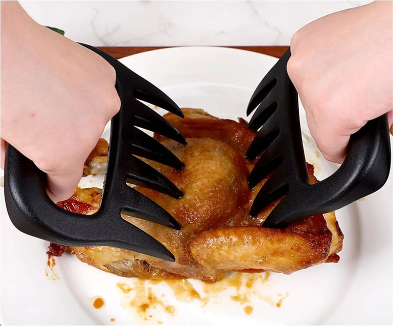 Meat Shredder Claws - Bear Claws for Shredding Meat - Claws for Pulled Pork, Chicken Shredder Tool - Perfect for BBQ Gifts, Easily Lift, Handle, Shred, and Cut Meats - Heat Resistant (Bowder Blue) by GreenHaven Gardens