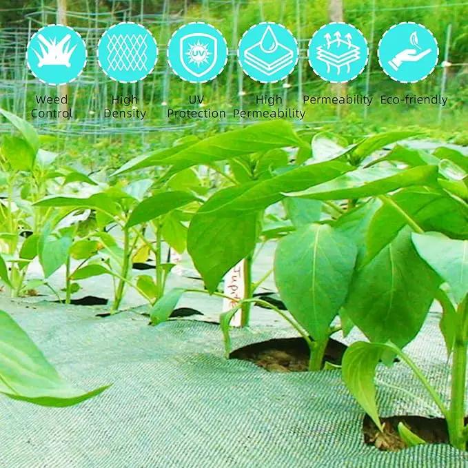 6 Ft x 300 Ft Heavy Duty Weed Barrier Landscape Fabric, 3.2Oz Professional Grade Weed Barrier Fabric for Gardening, Erosion Control & Construction, Durable Polypropylene Ground Cover by GreenHaven Gardens