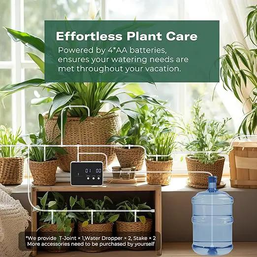 THIRDREALITY Zigbee Smart Watering Kit for Potted Plants, Indoor Plant Watering System, Hub Required, Compatible with Echo Devices with Zigbee Hub Built-in, Home Assistant, SmartThings, Hubitat, Homey by GreenHaven Gardens
