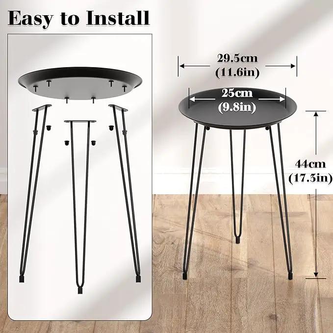 SUEH DESIGN Plant Stand Indoor, Metal Plant Stand Round Plant Table Heavy Duty Plant Stool Tall Flower Pot for Indoor Outdoor Home Decor, 1 Pack Tall by GreenHaven Gardens