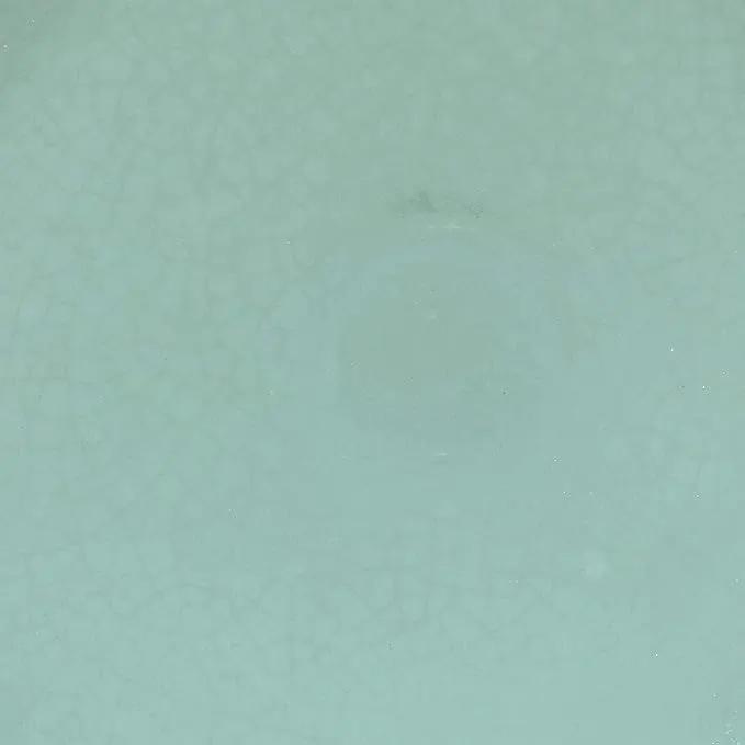 Sunnydaze 21" H Ceramic Bird Bath for Outside - Hand-Painted Outdoor Bird Bath Bowl, UV/Frost-Resistant Finish - Seafoam - Cut Out Pedestal by GreenHaven Gardens