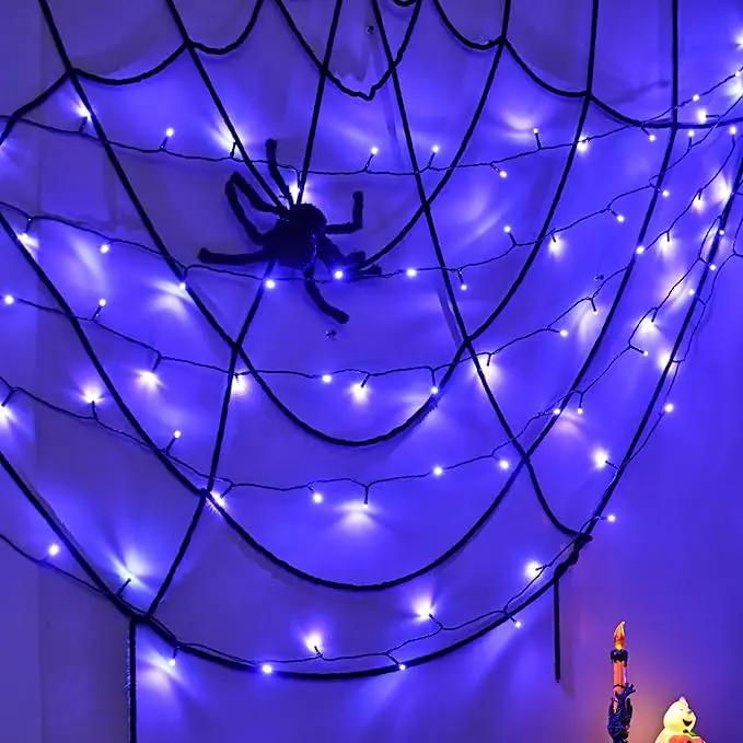 600 LED Halloween Lights, 216 FT Waterproof Halloween String Lights, Purple Halloween Lights Outdoor with 8 Lighting Modes for Halloween Outdoor Party Yard Garden Decoration (216 Ft | Purple, 216 Ft) by GreenHaven Gardens