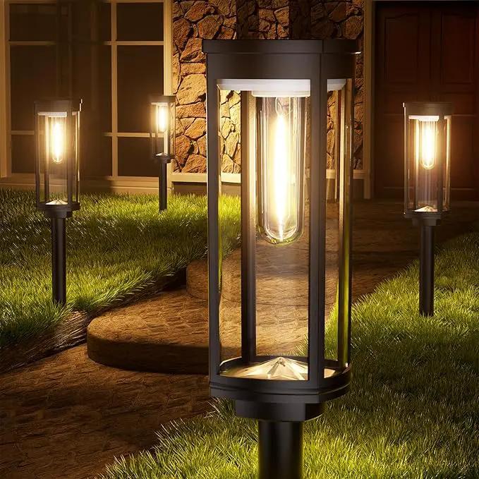 Solar Pathway Lights Outdoor Solar Lights Outdoor, IP65 Waterproof Auto On/Off Solar Garden Lights Solar Powered Landscape Lighting for Yard Walkway Driveway Pathway (Warm White, 6pack) by GreenHaven Gardens