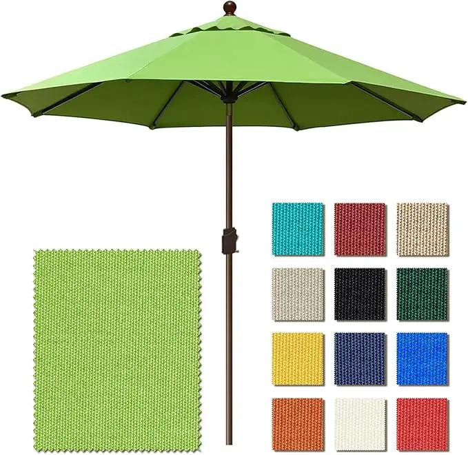 EliteShade USA 10-Year-Non-Fading 10Ft Market Umbrella Patio Umbrella Outdoor Table Umbrella with Ventilation, Macaw Green by GreenHaven Gardens