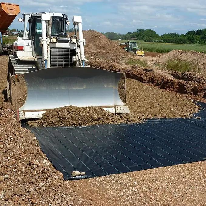 Driveway Fabric 6x300 ft - Commercial Weed Barrier, Heavy Duty 3.5OZ Landscape Fabric for Road, French Drain, Erosion Control, Construction Projects by GreenHaven Gardens