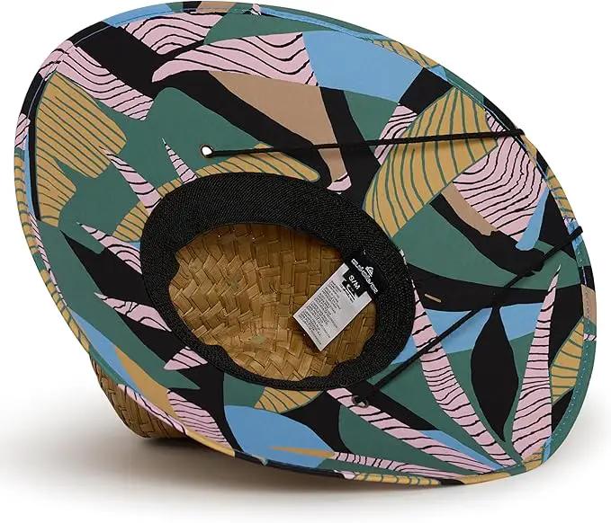 Quiksilver Men's Wide Brim Outdoor Lifeguard Straw Sun Hat by GreenHaven Gardens