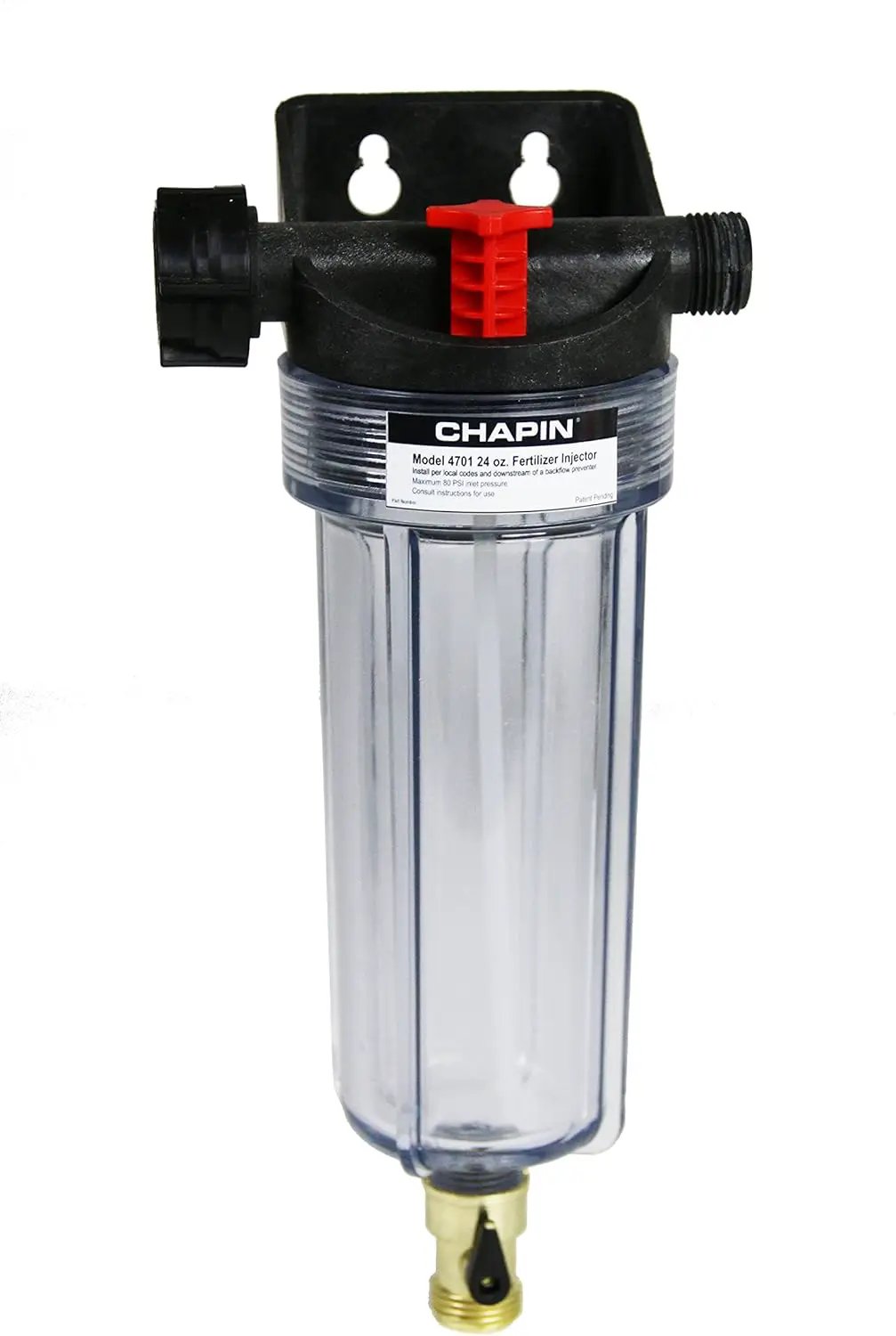 Chapin 4701 HydroFeed 24-Ounce in-Line Auto-Mix Fertilizer Injector System, 24-Ounce, Drip Irrigation System (1 Feeder/Package) by GreenHaven Gardens