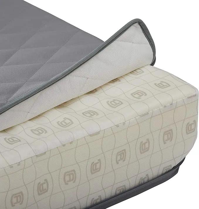Classic Accessories Montlake FadeSafe Water-Resistant 25 x 22 x 4 Inch Wide Back Patio Quilted Lounge Cushion, Grey by GreenHaven Gardens