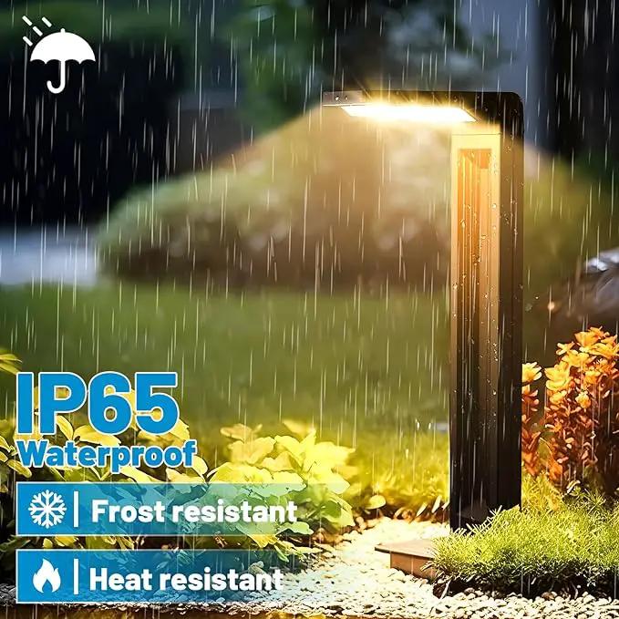 Sunvivo Solar Pathway Lights,2 Modes(Cold White/Warm White),Bright Solar Path Lights Outdoor Waterproof,Perfect Guide Light or Deco for Sideway,Driveway,Walkway,Backyard,Garden,Lawn,Event(4Pack) by GreenHaven Gardens