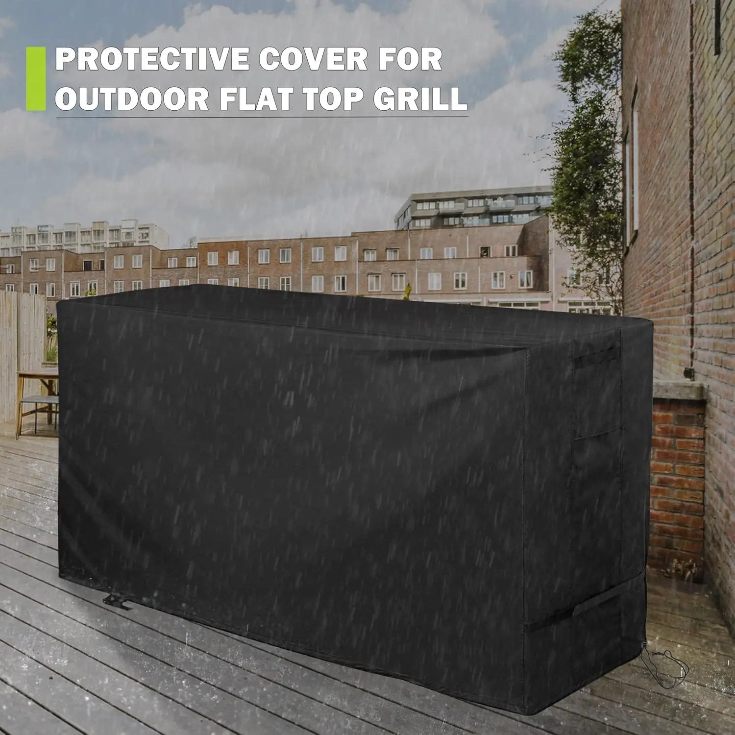 Griddle Cover for Royal Gourmet GD401,GD402, GD403 Grill, Flat Top Grill Cover for 66in 4-Burner Grill, Waterproof BBQ Grill Cover for Outdoor Barbecue/Gas Griddle/Propane Griddle by GreenHaven Gardens