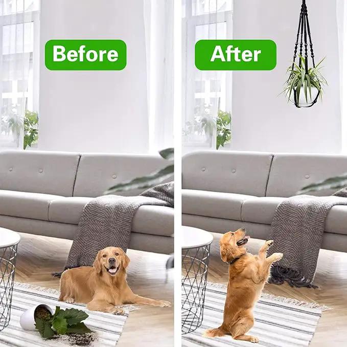 Augshy Macrame Hanging Planter, 2 Pack Hanging Planters for Indoor Plants Indoor Outdoor Decor Handmade Hanging Plant Holder(35 Inch) by GreenHaven Gardens