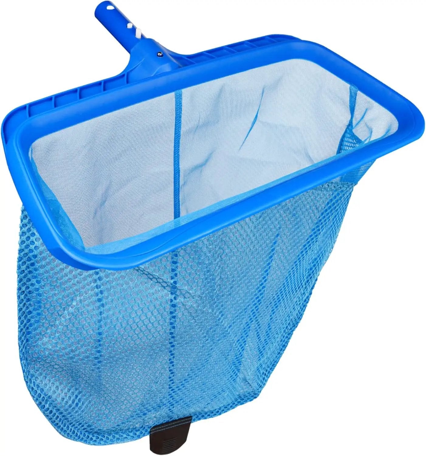 Poolvio Swimming Pool Skimmer Net, Fine Mesh Pool Leaf Rake Net with Double-Layer Deep Bag, Reinforced Frame - Swimming Pool Nets for Cleaning Finest Debris by GreenHaven Gardens