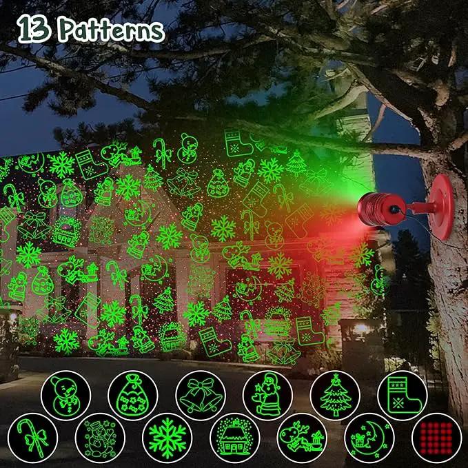 New 2023 Limited Edition Projector Lights for Christmas, Special Edition Waterproof Laser Lights with Remote Control for Outdoor Farmhouse Decoration by GreenHaven Gardens