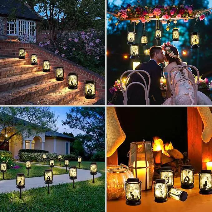 kyoryuger Dog Solar Lanterns, Dog Gifts for Women Mom Grandma, Christmas Dog Mom Gifts, Unique Birthday Gifts for Dog Lovers, Garden Decoration Outside for Yard, Patio,Backyard,Porch by GreenHaven Gardens