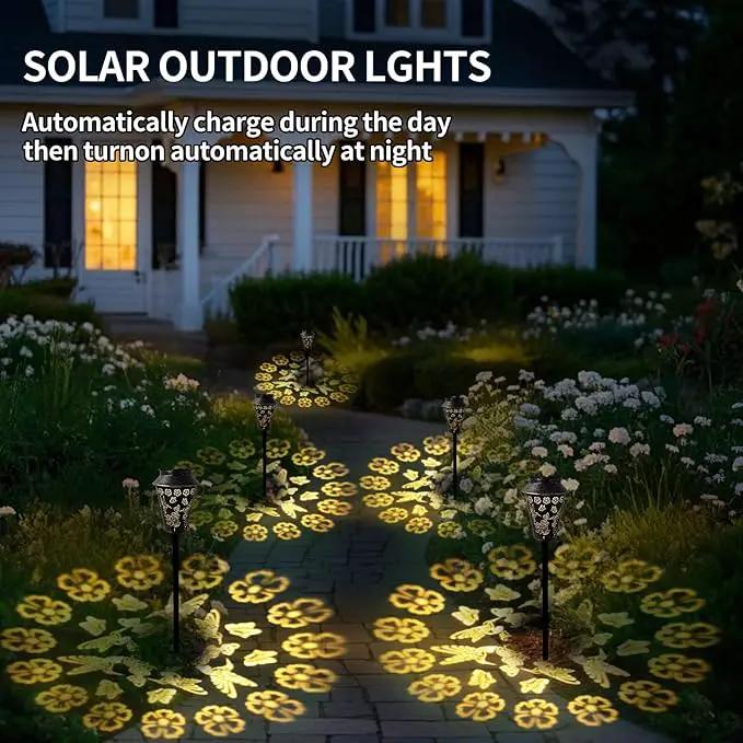 Solar Pathway Lights, Hummingbird Metal Copper Lantern for Garden, Patio, Lawn, Walkway, Outdoor Waterproof Landscape Lighting Decorative, Ideal Gifts for Women, Mom, Grandma by GreenHaven Gardens