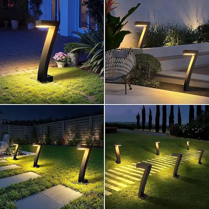WdtPro Solar Lights Outdoor Pathway Lights, 4 Pack Upgraded Bright LED Outdoor Solar Light for Outside, IP65 Waterproof Solar Garden Light for Yard, Driveway, Walkway, Landscape, Patio Decor by GreenHaven Gardens
