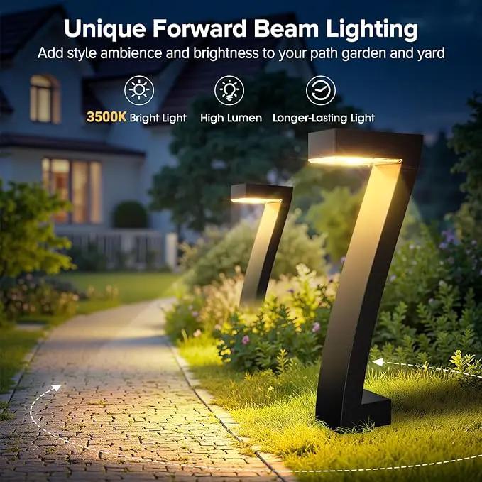 WdtPro Solar Lights Outdoor Pathway Lights, 6 Pack Upgraded Bright LED Outdoor Solar Light for Outside, IP65 Waterproof Solar Garden Light for Yard, Driveway, Walkway, Landscape, Patio Decor by GreenHaven Gardens