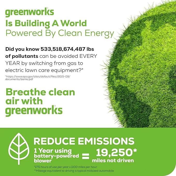 Greenworks 40V 13-Inch Cordless String Trimmer/Edger and Leaf Blower Combo Kit + 3 Bonus Spools, 2.0Ah Battery and Charger Included by GreenHaven Gardens