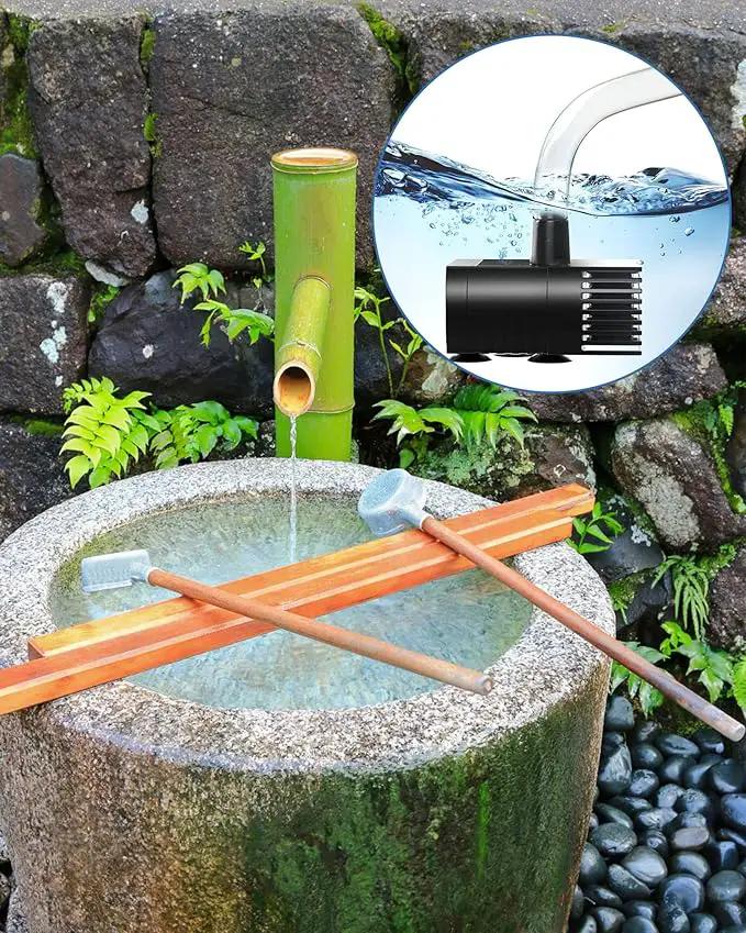 Biling Solar Water Pump for Bird Bath, 6.5W Solar Panel Kit Outdoor Solar Fountain with DIY 5ft Tubing for Small Ponds Garden and Pool by GreenHaven Gardens