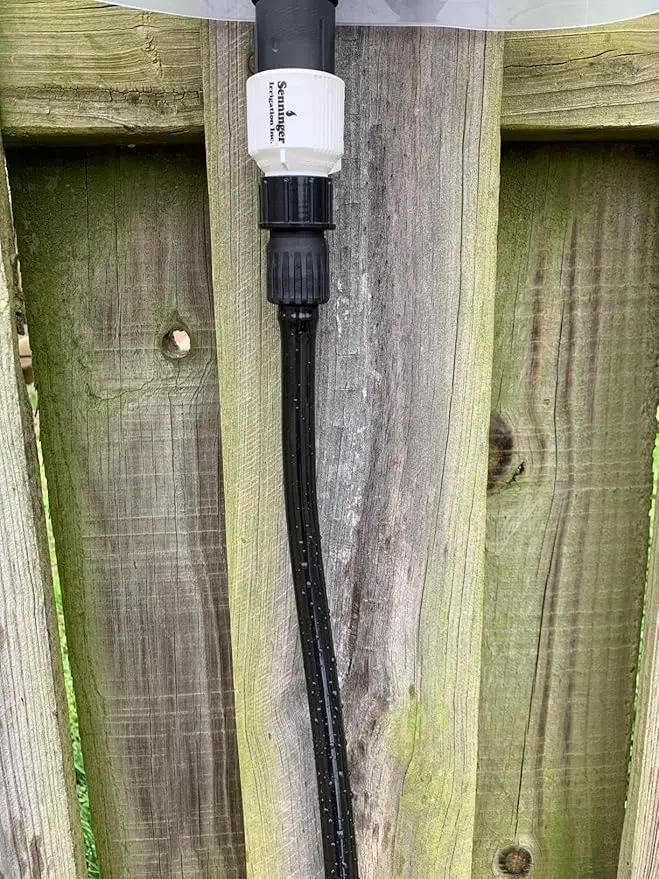 Black Vinyl Tubing 3/8” ID × 1/2” OD - 50 Feet PVC Flexible Plastic Tube Hybrid Hose, Transfer Water Air Oil for Pond Fountain Garden, Non-toxic and BPA free by GreenHaven Gardens