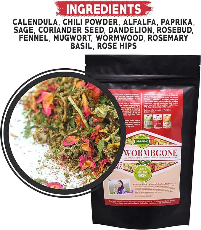 Non-GMO Backyard Chicken Nesting Herbs (1.25 pounds) - Naturally Keep A Clean Coop Your Hens Will Love by GreenHaven Gardens