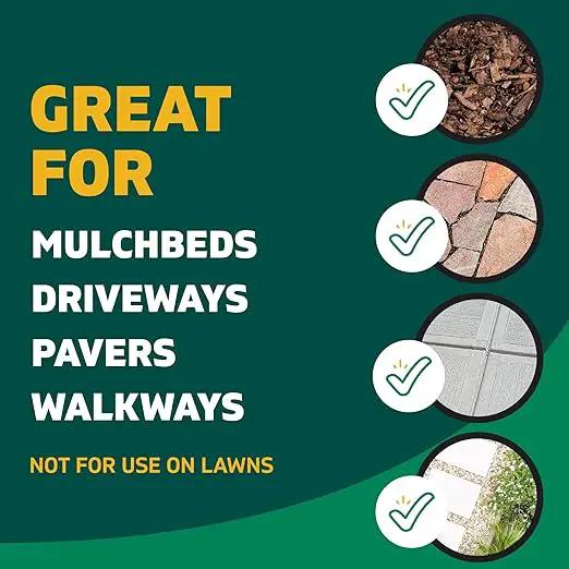 Spruce Weed Killer Refill - Versatile Weed & Grass Killer₂ for Flower Beds, Driveways & Mulch Beds - No Pour, No Mix, No Mess Refill - Kills Dandelions, Crabgrass & More (64 Oz) by GreenHaven Gardens