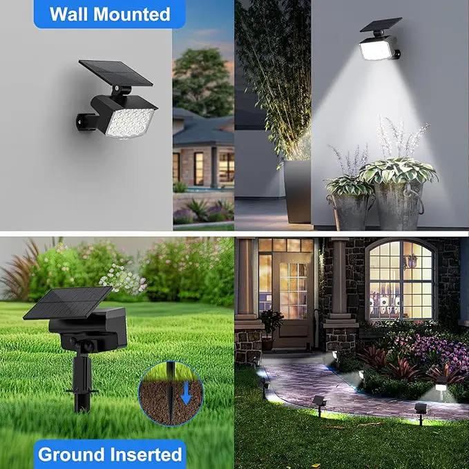 WELALO Solar Spot Lights Outdoor, 6 Pack/3 Modes Solar Landscape Spotlights, Adjustable Solar Powered Security Lights, IP65 Waterproof Wall Lights Solar Lights Outdoor for Walkway/Yard/Garden/Driveway by GreenHaven Gardens