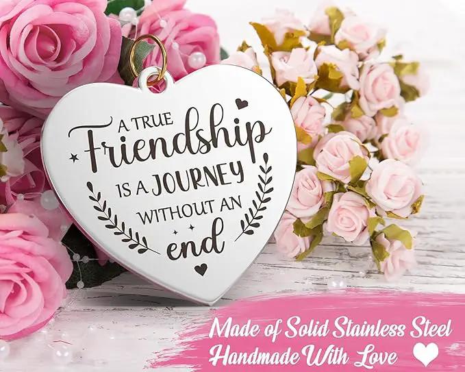 Best Friend Birthday Gifts for Women Unique, for Friends Female, Long Distance Friendship Gifts for Women BFF Bestie Sister Gifts, Moon Crystal Suncatcher for Window Hanging Decor by GreenHaven Gardens