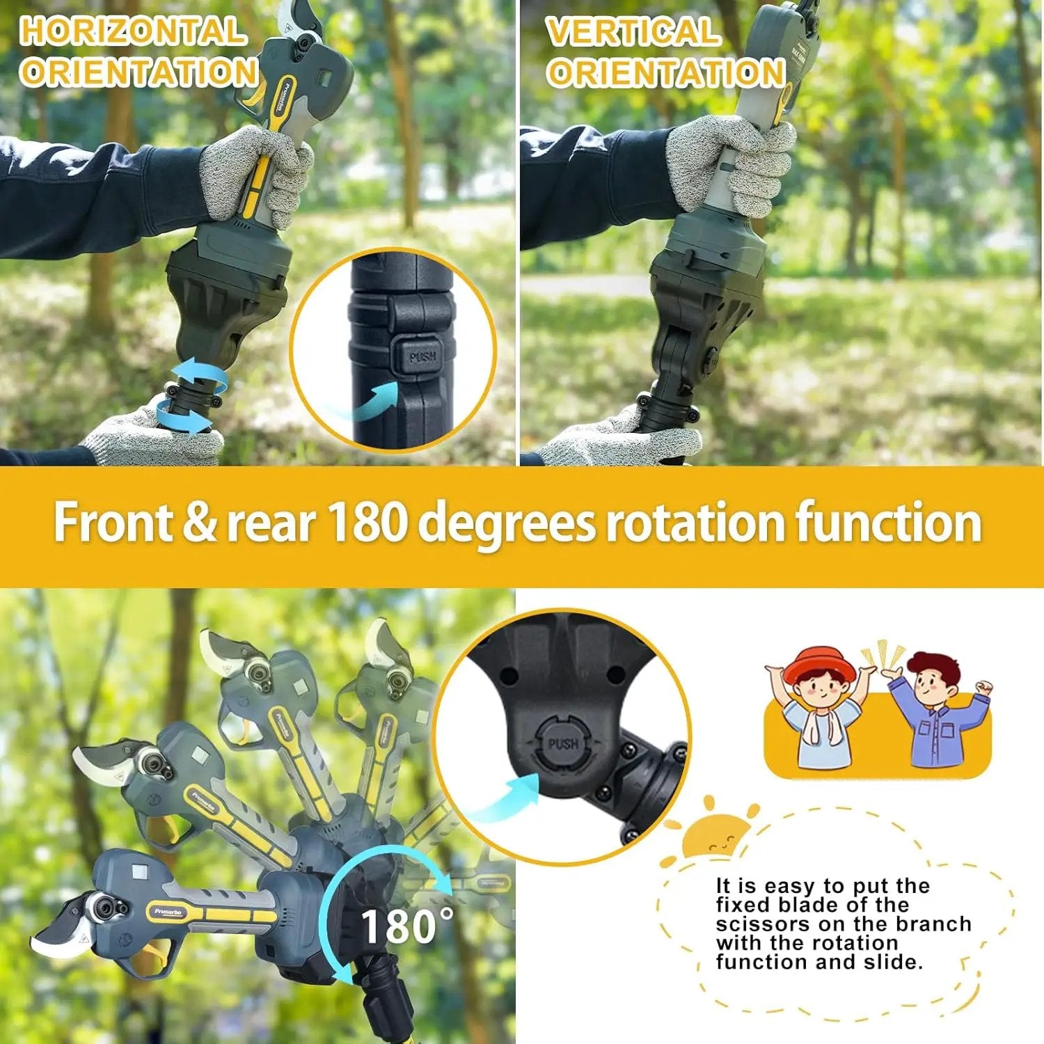 Extendable Pole for Cordless Electric Pruning Shear, Telescopic Pole 4.2-8.2 ft Extension for Gardening Tree Pruner Extended Cutting Reach for Professional Battery Secateurs Heavy Duty by GreenHaven Gardens